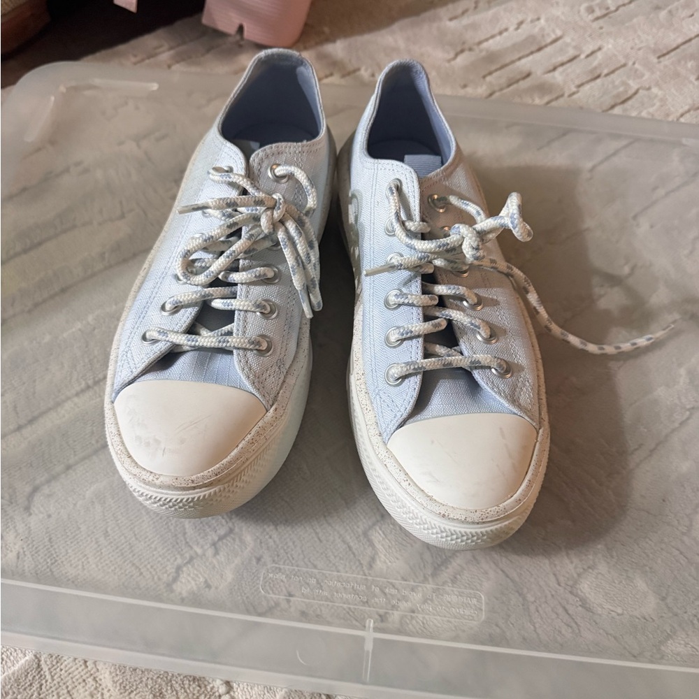 Converse Off-White Canvas Sneakers